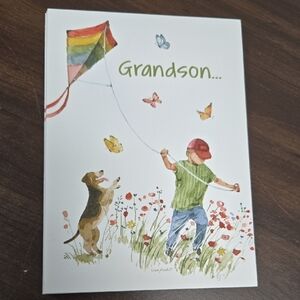 Legacy Publishing Set of 6 Fly a Kite Grandson Birthday Cards